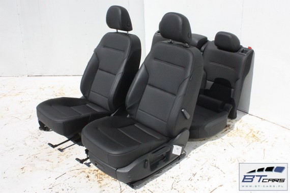 VW GOLF 7 VII FOTELE KOMPLET FOTELI siedzeń siedzenia fotel tapicerka 5G 5G4 5G0 skóra kolor czarny 5-drzwiowe drzwi USA
