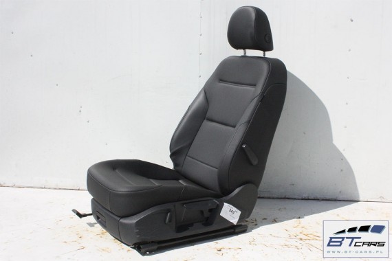 VW GOLF 7 VII FOTELE KOMPLET FOTELI siedzeń siedzenia fotel tapicerka 5G 5G4 5G0 skóra kolor czarny 5-drzwiowe drzwi USA