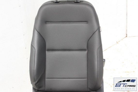 VW GOLF 7 VII FOTELE KOMPLET FOTELI siedzeń siedzenia fotel tapicerka 5G 5G4 5G0 skóra kolor czarny 5-drzwiowe drzwi USA