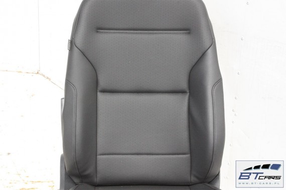 VW GOLF 7 VII FOTELE KOMPLET FOTELI siedzeń siedzenia fotel tapicerka 5G 5G4 5G0 skóra kolor czarny 5-drzwiowe drzwi USA