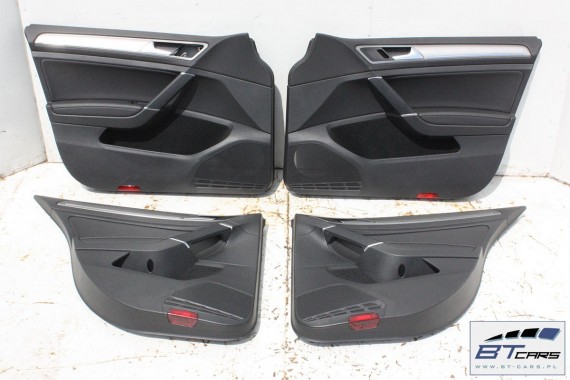 VW GOLF 7 VII FOTELE KOMPLET FOTELI siedzeń siedzenia fotel tapicerka 5G 5G4 5G0 skóra kolor czarny 5-drzwiowe drzwi USA