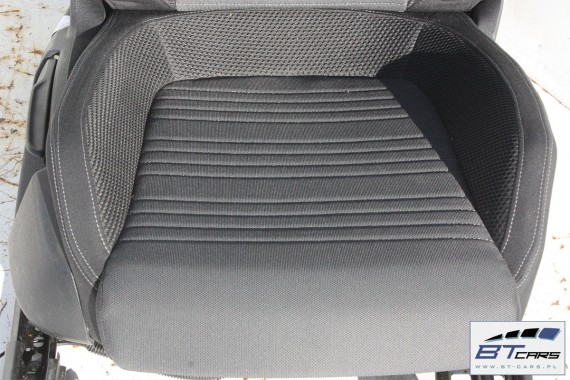 VW SCIROCCO LIFT FOTELE KOMPLET FOTELI siedzeń siedzenia fotel tapicerka 1K8 welur + materiał kolor czarno - szary - antracyt