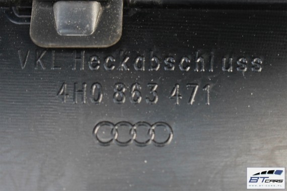 AUDI A8 S8 BOCZKI + DYWAN BAGAŻNIKA 4H tapicerka 4H0863880J 4H0863887F 4H0863888F 4H0863471 4H0863463C D4