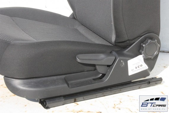 VW THE BEETLE FOTELE KOMPLET FOTELI siedzeń siedzenia fotel tapicerka 5C 5C5 welur kolor czarno - szary