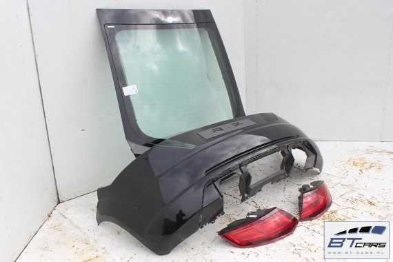 AUDI TT 8S TYŁ ZDERZAK tylny + KLAPA BAGAŻNIKA + LAMPY lampa Led 2015- Kolor: LY9T - czarny (mythos schwarz) 8S0945095 8S0945096