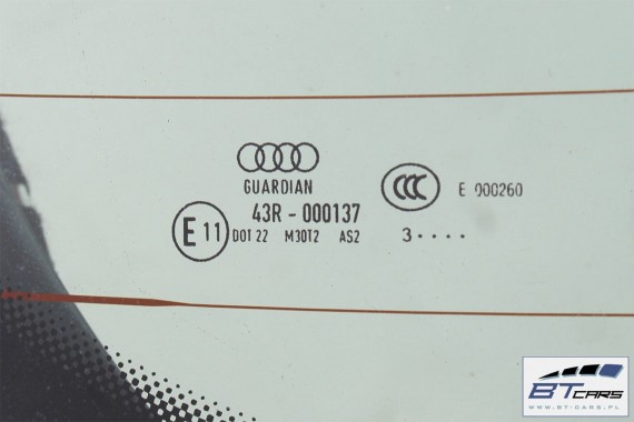 AUDI TT 8S TYŁ ZDERZAK tylny + KLAPA BAGAŻNIKA + LAMPY lampa Led 2015- Kolor: LY9T - czarny (mythos schwarz) 8S0945095 8S0945096