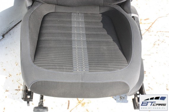 VW THE BEETLE CABRIO FOTELE KOMPLET FOTELI siedzeń siedzenia fotel tapicerka 5C 5C3 welur kolor czarno - szary