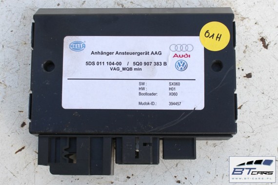POLO GOLF VII 7 KOMBI SPORTSVAN AUDI A3 MODUŁ STEROWNIK HAKA 5Q0907383B 5Q0 907 383 B 5Q0907383E 5Q0907383F 5Q0907383B 5Q0907383