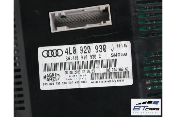 AUDI Q7 ZEGARY LICZNIKI BENZYNA FSi 4L0920930J 4L0 920 930 J