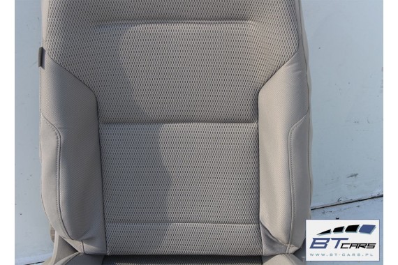 VW GOLF 7 VII FOTELE KOMPLET FOTELI siedzeń siedzenia tapicerka 5G 5G0 5G3  wersja 3-drzwiowa  w kolorze mocca