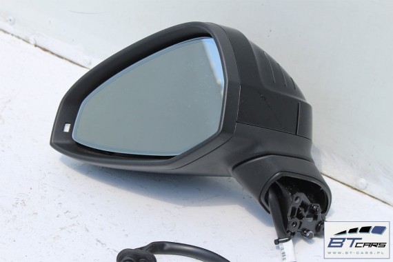 AUDI A4 8W LUSTERKO DRZWI LEWE kierowcy fotochrom 12 pin LY9T zewnętrzne pinów kabli przewodów ELEKTRYCZNIE SKŁADANE 12pin