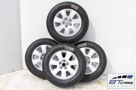 AUDI Q3 FELGI 16 cali OPONY LATO KOŁA felga 8U0601025Q 6,5J*16H2 ET33 opona GOODYEAR Efficientgrip SUV 4x4 215/65/16 98V 8U