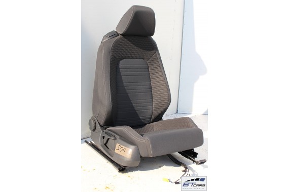 VW SCIROCCO LIFT FOTELE KOMPLET FOTELI siedzeń siedzenia fotel tapicerka 1K8 welur + materiał kolor czarno - szary - antracyt