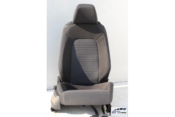 VW SCIROCCO LIFT FOTELE KOMPLET FOTELI siedzeń siedzenia fotel tapicerka 1K8 welur + materiał kolor czarno - szary - antracyt