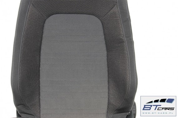 VW SCIROCCO LIFT FOTELE KOMPLET FOTELI siedzeń siedzenia fotel tapicerka 1K8 welur + materiał kolor czarno - szary - antracyt