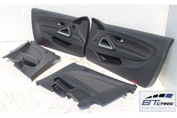 VW SCIROCCO LIFT FOTELE KOMPLET FOTELI siedzeń siedzenia fotel tapicerka 1K8 welur + materiał kolor czarno - szary - antracyt