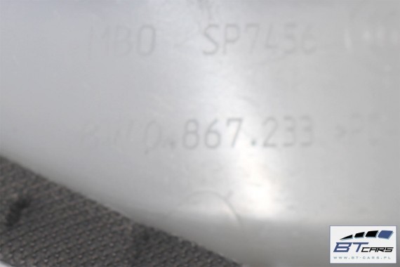 AUDI A4 SŁUPEK A POSZYCIE 8W0867233 8W0867234 8W B9 górne podsufitki kolor RL9 szary 8W0867233B 8W0867234B 8W0867233F 8W0867234F