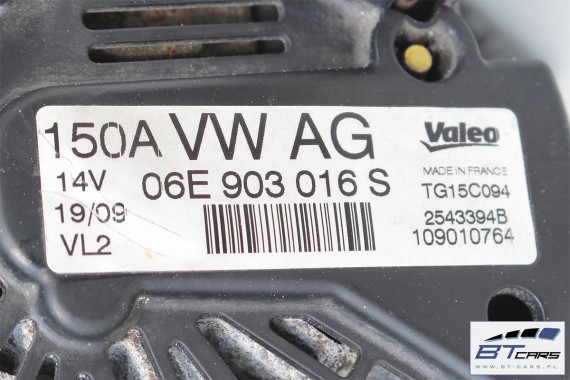 AUDI A4 A5 Q5 ALTERNATOR 06E903016S 150A 14V 06E 903 016 S silnik benzynowy 3.0 TFSi 3.2 TFSi 8F 8K 8T 8K 8R VALEO 06E903016SX
