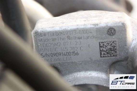 VW AUDI SEAT SKODA TURBINA TURBOSPRĘŻARKA 03C145702C 03C145702L 03C 145 702 C 03C 145 702 L 1.4 TSi