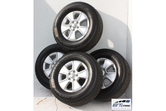 VW AMAROK FELGI 16 cali OPONY KOŁA ZIMA felga 2H0071496 2H0 071 496 6,5J*16H2 ET62 opona BRIDGESTONE BLIZZAK/LM 205/R16C zimowe