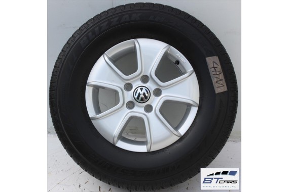 VW AMAROK FELGI 16 cali OPONY KOŁA ZIMA felga 2H0071496 2H0 071 496 6,5J*16H2 ET62 opona BRIDGESTONE BLIZZAK/LM 205/R16C zimowe