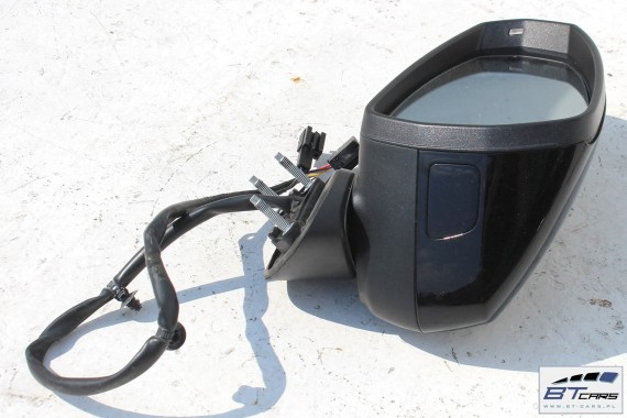 AUDI A3 SPORTBACK LUSTERKO DRZWI LEWE 6+2pin 8V LY9B - brylantowy czarny zewnętrzne pinów kabli