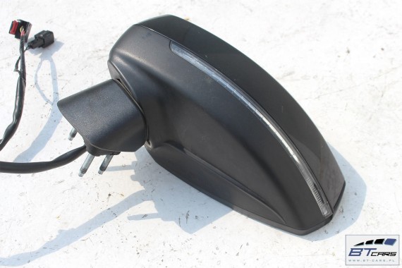 AUDI A3 SPORTBACK LUSTERKO DRZWI LEWE 6+2pin 8V LY9B - brylantowy czarny zewnętrzne pinów kabli