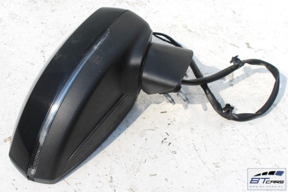 AUDI A3 SPORTBACK LUSTERKO DRZWI PRAWE 6+2pin A2A2 LY9B brylantowy czarny zewnętrzne pinów kabli przewodów