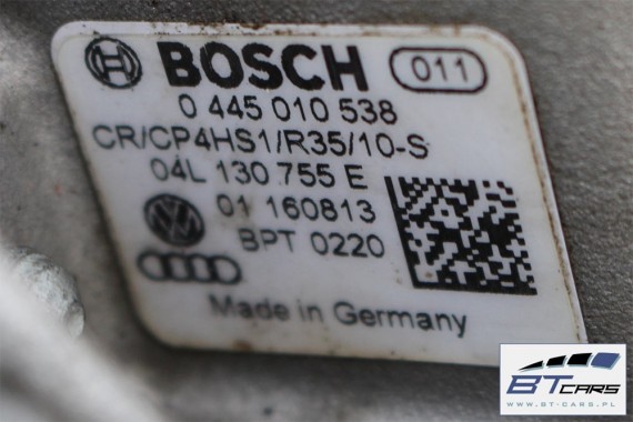 AUDI VW SKODA POMPA CISNIENIA PALIWA 04L130755E 04L130755D wysokiego 04L 130 755 D 04L 130 755 E TDi diesel