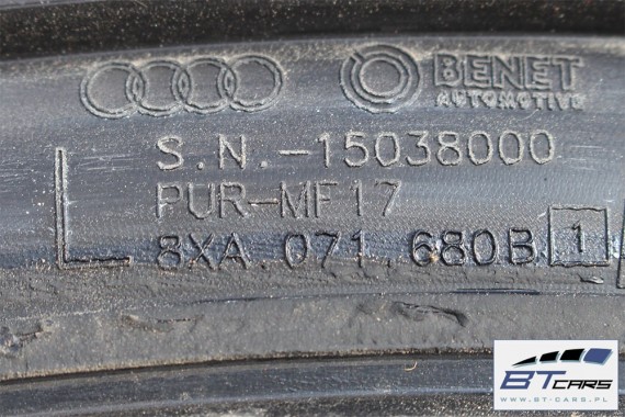 AUDI A1 ALLROAD NAKŁADKA LISTWA BŁOTNIKA 8XA071680B 8XA071680B 8XA071680 8XA 071 680 B 8XA 071 680 C TYŁ 8XA071680C 8XA071680C