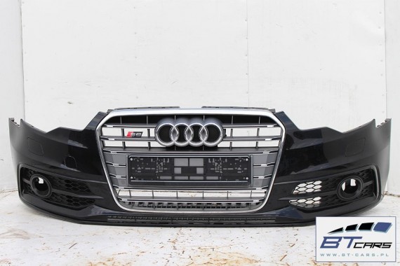 AUDI A6 S6 S-LINE PRZÓD maska błotniki zderzak pas przedni lampy wzmocnienie błotnik lampa LED Kolor : LY9B czarny  4G