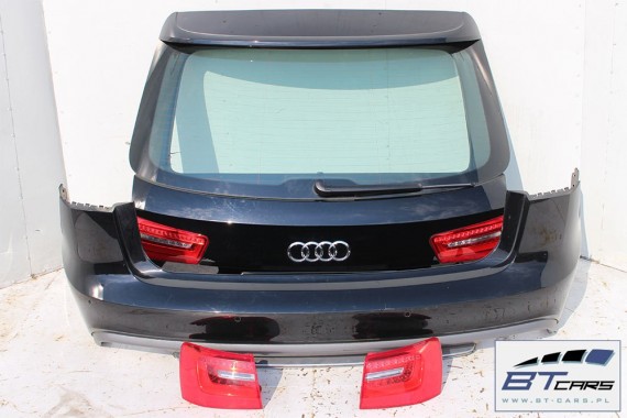 AUDI A6 S6 KOMBI TYŁ ZDERZAK tylny + KLAPA BAGAŻNIKA + LAMPY lampa Led ledy S-LINE 4G 4G9 4G0 Kolor LY9B czarny brylantowy AVANT