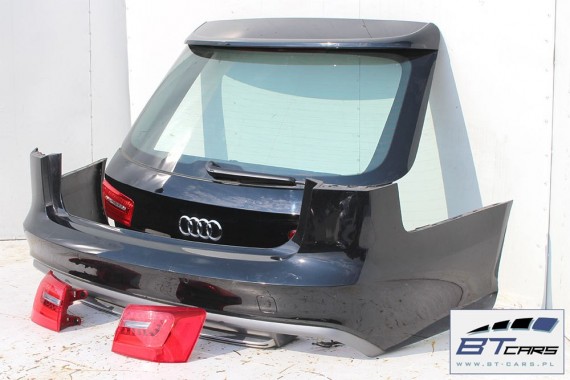 AUDI A6 S6 KOMBI TYŁ ZDERZAK tylny + KLAPA BAGAŻNIKA + LAMPY lampa Led ledy S-LINE 4G 4G9 4G0 Kolor LY9B czarny brylantowy AVANT