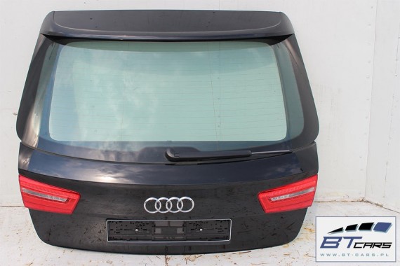 AUDI A6 S6 KOMBI TYŁ ZDERZAK tylny + KLAPA BAGAŻNIKA + LAMPY lampa Led ledy S-LINE 4G 4G9 4G0 Kolor LY9B czarny brylantowy AVANT