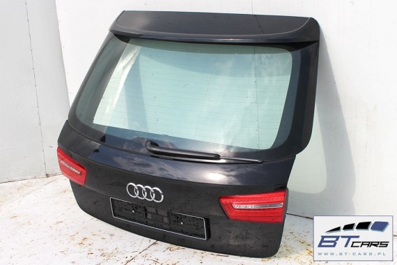 AUDI A6 S6 KOMBI TYŁ ZDERZAK tylny + KLAPA BAGAŻNIKA + LAMPY lampa Led ledy S-LINE 4G 4G9 4G0 Kolor LY9B czarny brylantowy AVANT