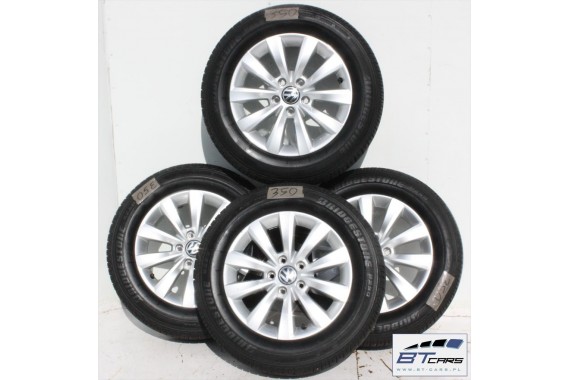 VW NEW THE BEETLE FELGI 16 cali OPONY KOŁA felga 5C0601025T 6,5J*16H2 ET44 opona BRIDGESTONE B 250 215/60/16 95H 5C 2012-