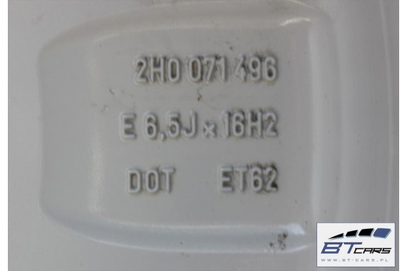 VW AMAROK FELGI 16 cali KOŁA OPONY felga 2H0071496 2H0 071 496 6,5J*16H2 ET62 opona PIRELLI SCORPION ATR  245/70/16 111T