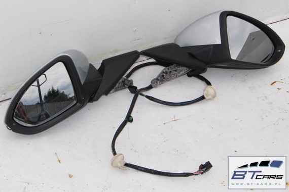 VW GOLF VII 7 LUSTERKO DRZWI LEWE 9 PIN zewnętrzne pinów kabli przewodów el.składan 9pin 5G LA7W - srebrny (silber)