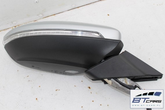 VW GOLF VII 7 LUSTERKO DRZWI LEWE 9 PIN zewnętrzne pinów kabli przewodów el.składan 9pin 5G LA7W - srebrny (silber)