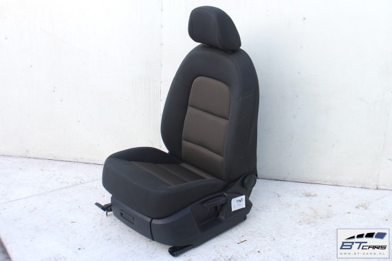 AUDI Q3 FOTELE KOMPLET FOTELI siedzeń siedzenia fotel tapicerka 8U welur przebieg 10045 kilometrów szaro-brązowe