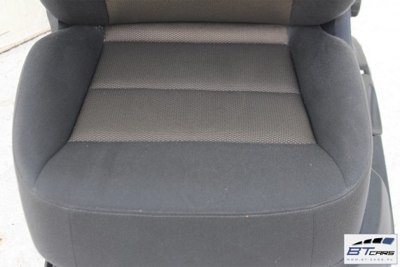 AUDI Q3 FOTELE KOMPLET FOTELI siedzeń siedzenia fotel tapicerka 8U welur przebieg 10045 kilometrów szaro-brązowe