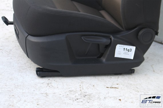 AUDI Q3 FOTELE KOMPLET FOTELI siedzeń siedzenia fotel tapicerka 8U welur przebieg 10045 kilometrów szaro-brązowe