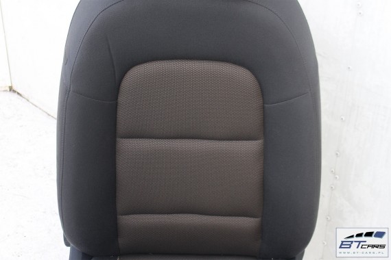 AUDI Q3 FOTELE KOMPLET FOTELI siedzeń siedzenia fotel tapicerka 8U welur przebieg 10045 kilometrów szaro-brązowe