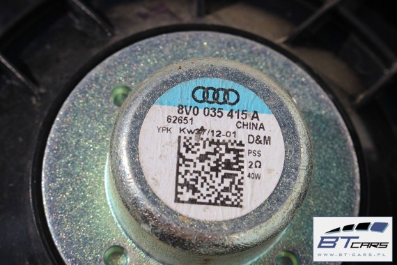 AUDI A3 SEDAN GŁOŚNIKI SUBWOOFER KOMPLET 8V 8V0035399 8V4035411 8V0035415A 8V0035412 8V0035397 8V0035399 8V4035411 8V0035412