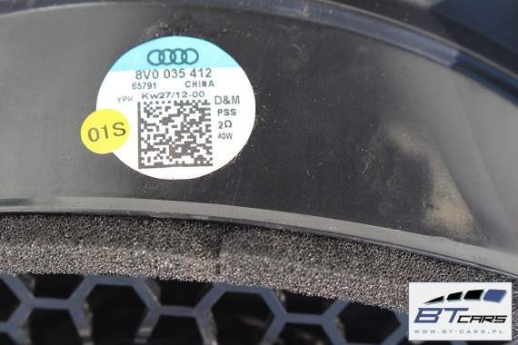 AUDI A3 SEDAN GŁOŚNIKI SUBWOOFER KOMPLET 8V 8V0035399 8V4035411 8V0035415A 8V0035412 8V0035397 8V0035399 8V4035411 8V0035412