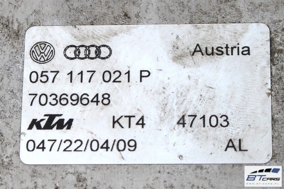 AUDI A8 Q7 CHLODNICA OLEJU SILNIKA 057117021P 057 117 021 P 057117021P 057117021P 057117021P 057117021P 057117021P 057117021P