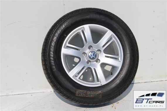 VW AMAROK FELGI 17 KOŁA  OPONY LATO felga 2H0601025D 8J*17H2 E49 opona BRIDGESTONE DUELER H/PSPORT 245/65/17 2H0 601 025 D 111H