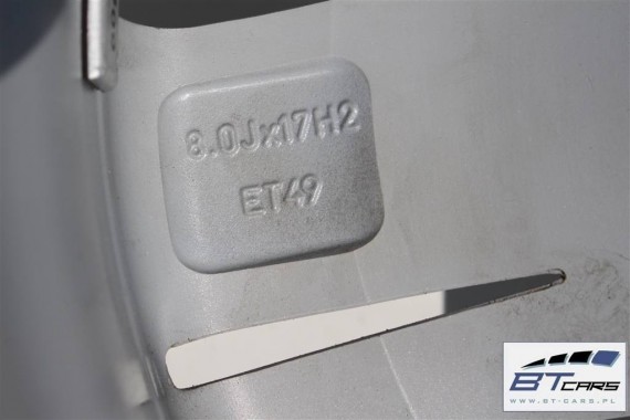 VW AMAROK FELGI 17 KOŁA  OPONY LATO felga 2H0601025D 8J*17H2 E49 opona BRIDGESTONE DUELER H/PSPORT 245/65/17 2H0 601 025 D 111H