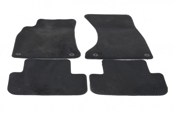 AUDI A4 DYWANIKI WYCIERACZKI PODŁOGI 8K1863691B 8K1 863 691 8K 8K0864450 8K1863691B 8K1863691F 8K1863691H 9AM CZARNY 8K1863691F