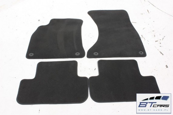 AUDI A4 DYWANIKI WYCIERACZKI PODŁOGI 8K1863691B 8K1 863 691 8K 8K0864450 8K1863691B 8K1863691F 8K1863691H 9AM CZARNY 8K1863691F